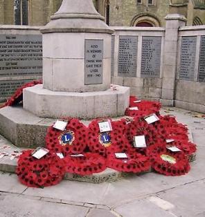 War Memorial and Poppies Fareham CNV00049